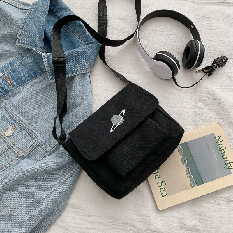 Women Canvas Bag Japan Style Girl Small Shoulder Bags Korean Fashion Casual Female Messenger Crossbody Bag Purse Phone Bag