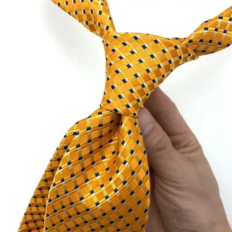 Luxury 8CM Mens Necktie Polka Dot Ties For Man Groom Groomsman Floral Jacquard Woven Ascot Formal Busin Party AccoriesX241109