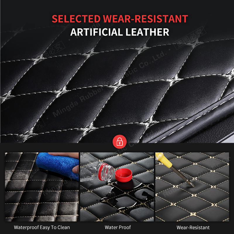 Auto Full Coverage Trunk Mat For iX 2022 2023 Leather Car Boot Cover Pad Cargo Liner Interior Protector Accessories f338a