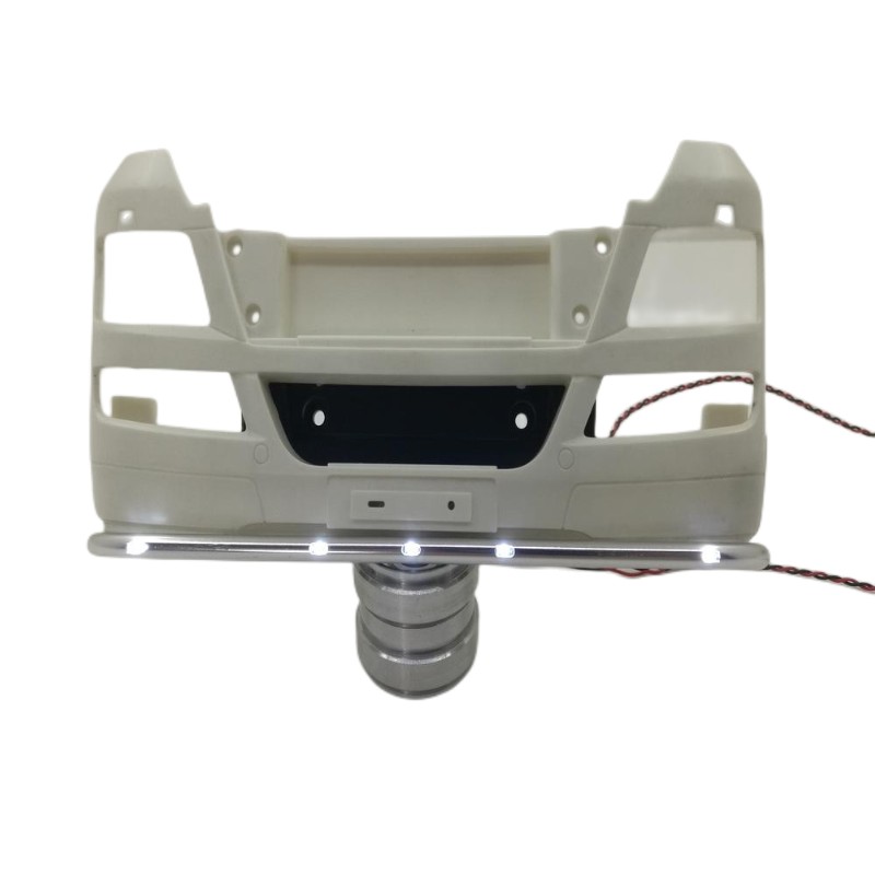 Front Bottom LED Light Aluminum Alloy Lamp for 1/14 Truck Tractor Voo 56360 56362 RC Trailer LESU Tamiya Parts