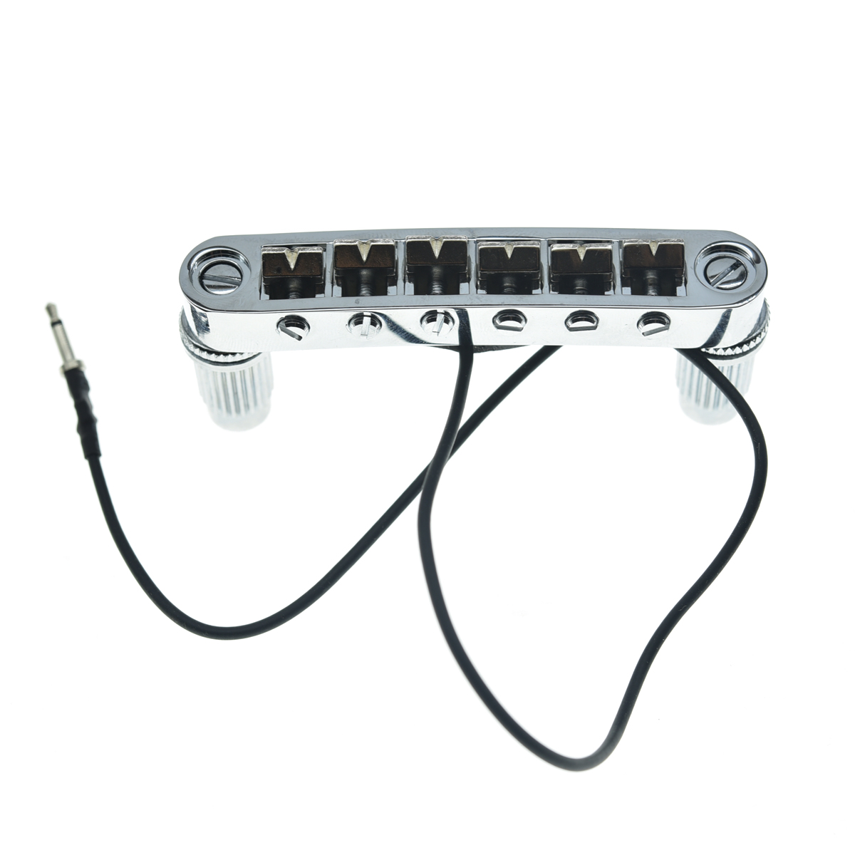 Dopro Guitar Tune-o-Matic Piezo Bridge Pickup LP Piezo Guitar Bridge Pickup for Les Paul/SG/ES Chrome/Black/Gold