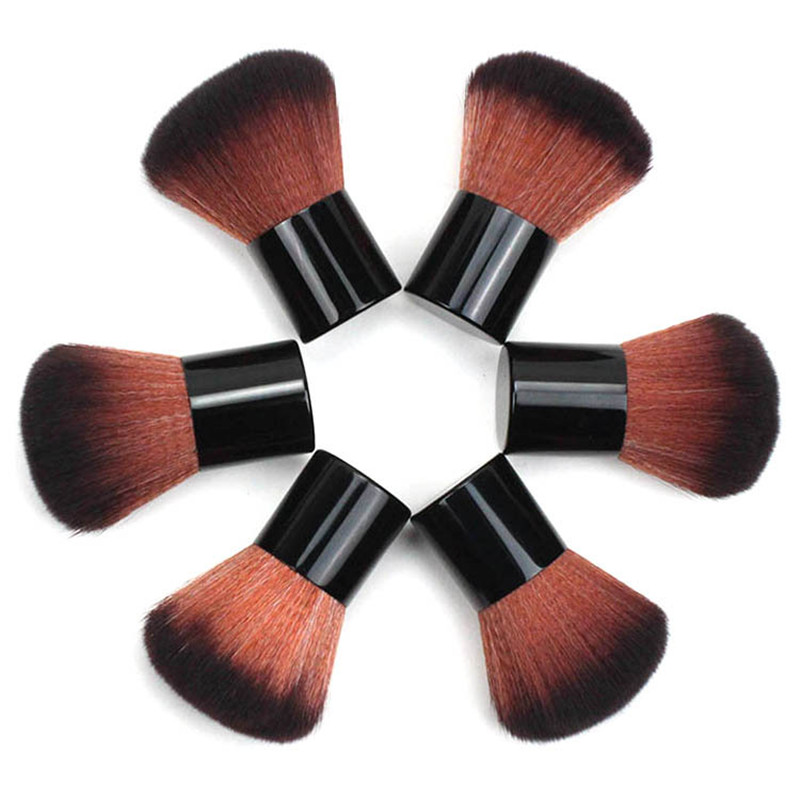 ca f Big Brushes Set Black Makeup Powder Cosmetic Brush Face Blush Contour Kabuki Nail Tools With Bag Sculpting