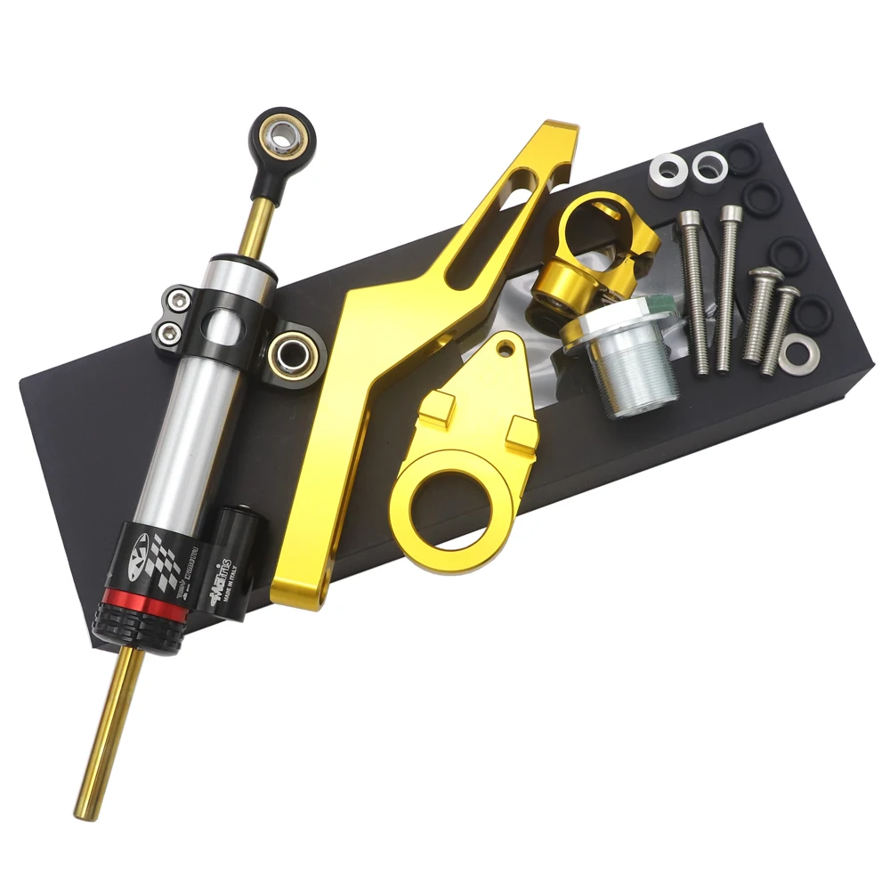 ZX-6R CNC Motorcycle Steering Stabilize Damper Bracket Mount For Kawasaki ZX6R 2009-2022 2021 2018 2017 2016 2015 2014 2013 2012