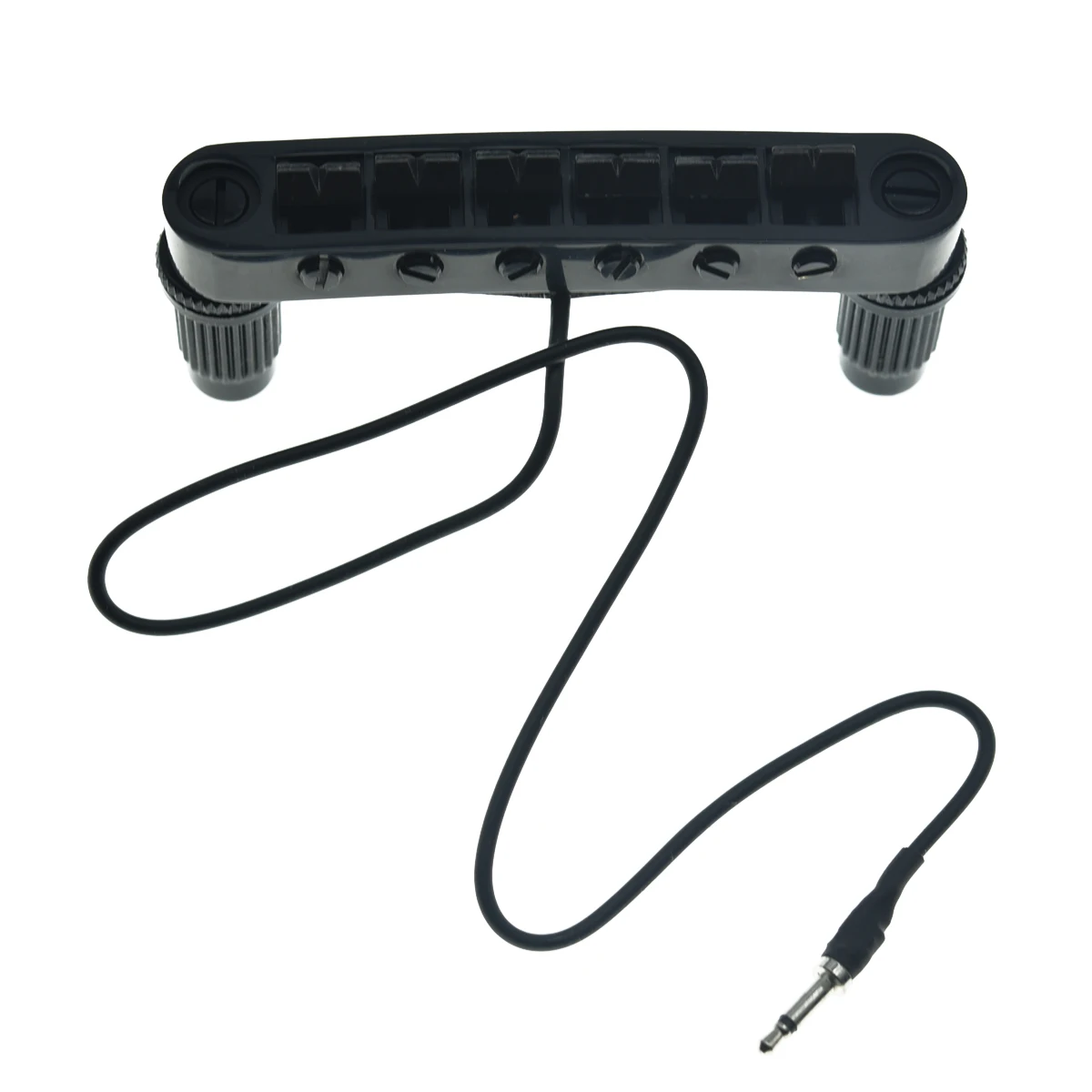 Dopro Guitar Tune-o-Matic Piezo Bridge Pickup LP Piezo Guitar Bridge Pickup for Les Paul/SG/ES Chrome/Black/Gold