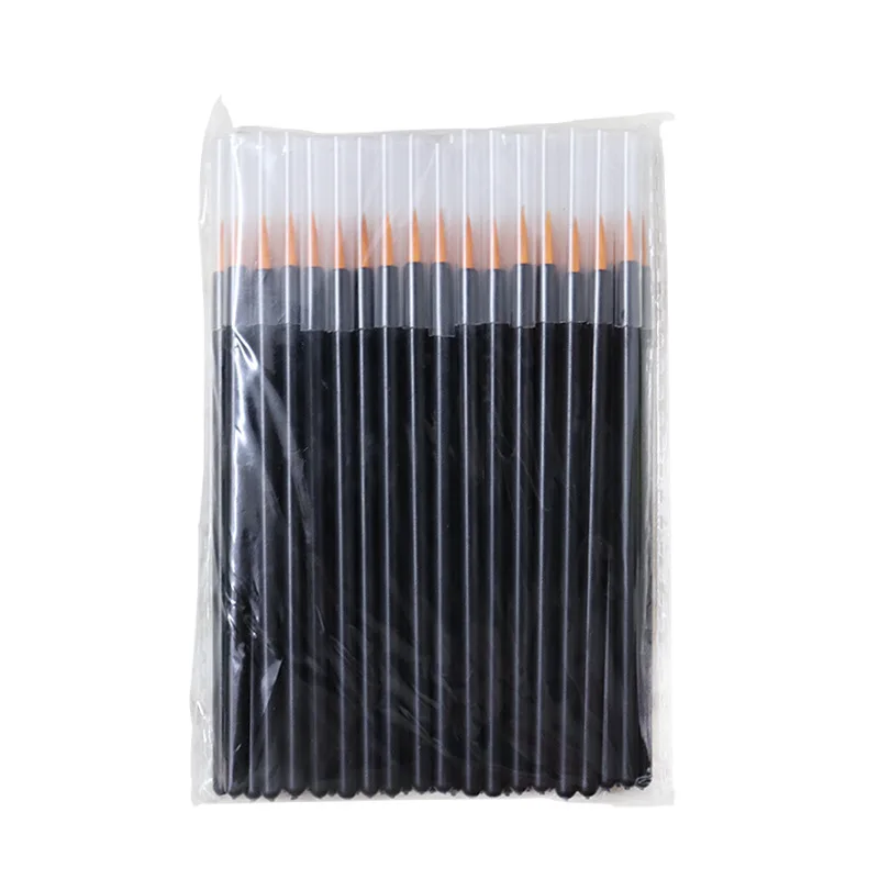 Eyeliner pcs Individual Disposable Brushes Applicator Superfine Fibre Swab Eye Liner Liquid Wand Professional Brush