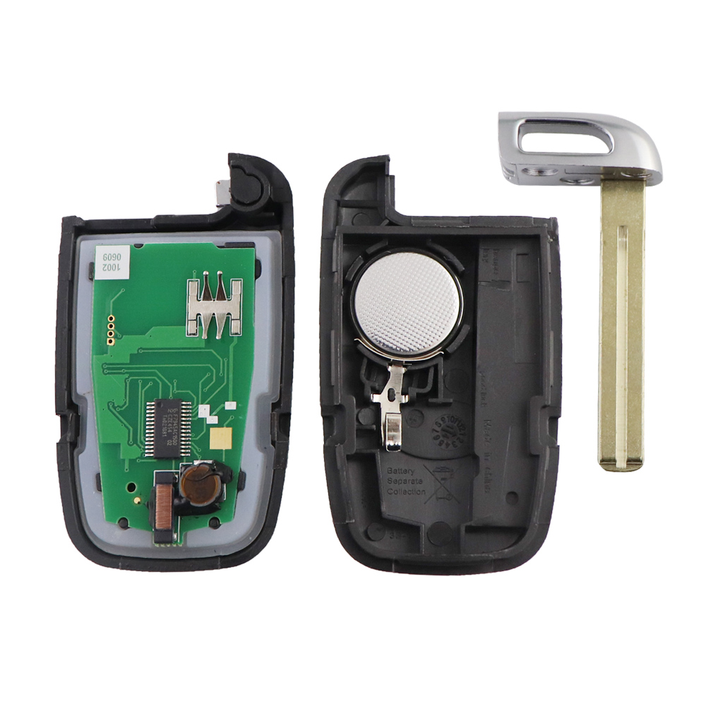 YIQIXIN 4 Buttons 315MHZ Remote Car Key new For Kia K2 K5 Rio Soul 2025 Borrego Sorento Optima Hyundai I30 IX35 Sonata Genesis Equus ID46
