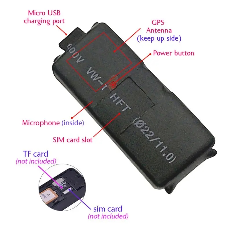 S3 S7 GPS Tracker GSM AGPS Wifi LBS Locator Voice Recorder ZX303 PCBA Inside