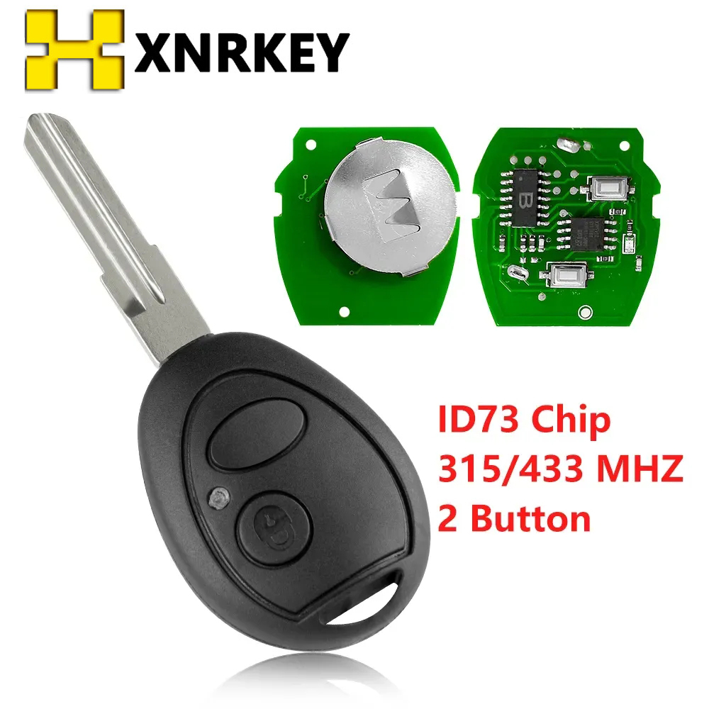 XNRKEY new 2025 Remote Key 2 buttons 315Mhz 433Mhz PCF7930 ID73 chip for Land Rover Discovery 1999-2004 FCC ID: N5FVALTX3 Car Key