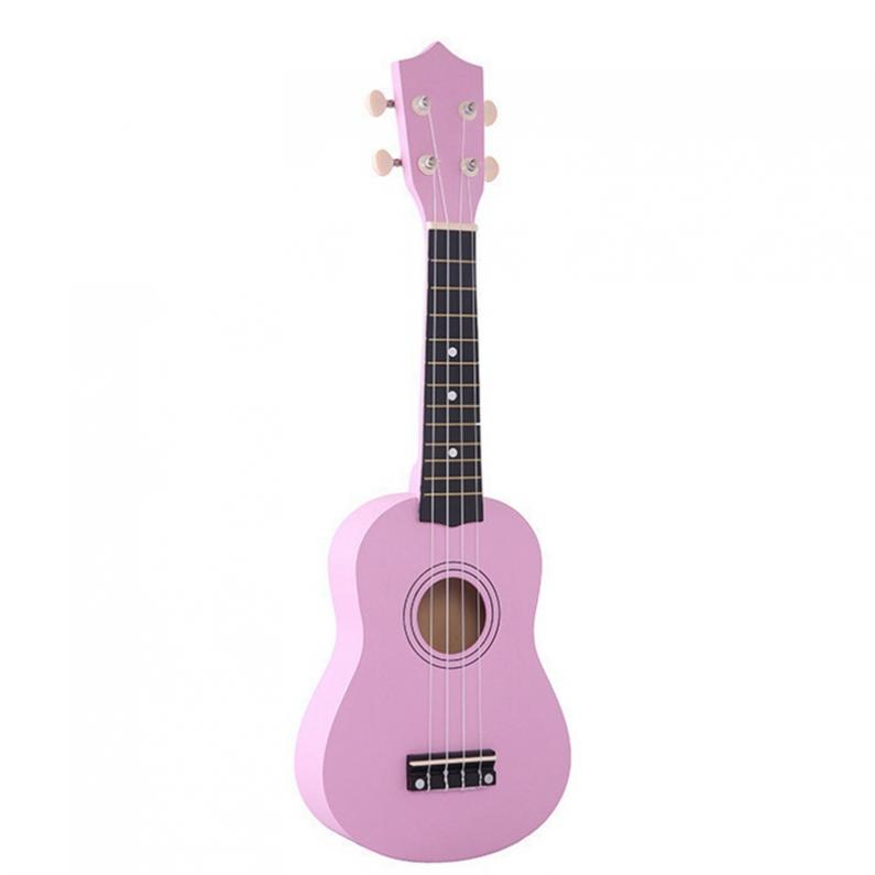 21 Inch 4 color Ukulele Beginners Children Christmas Gifts Hawaii Four String Guitar +String+Pick