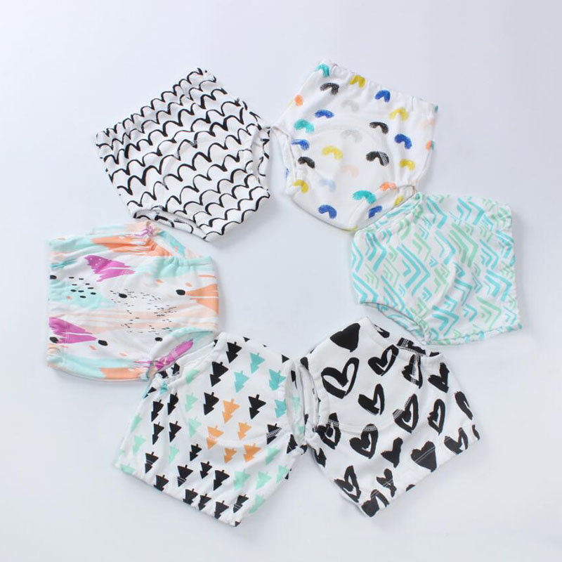 Waterproof Children's Underwear Panties Cloth Diapers Diaper 20pcs Reusable Baby Toilet Training Pants Potty