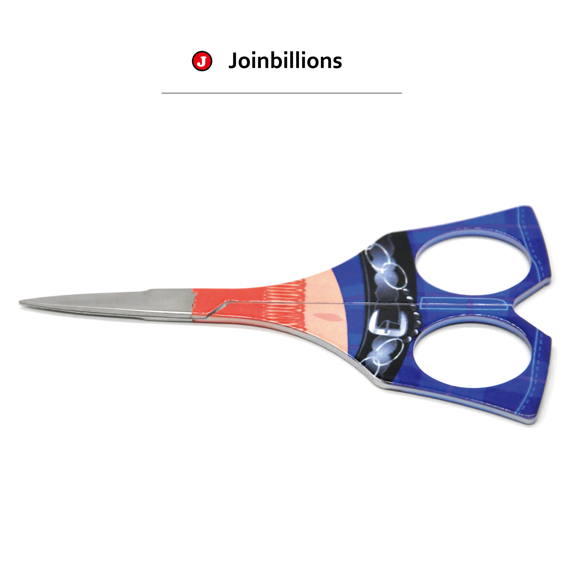 2025 new Printed Steel Makeup Scissor