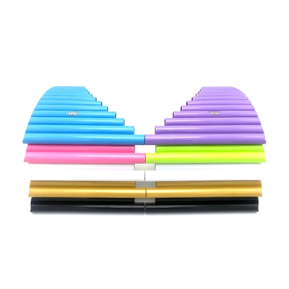 UU Pan Flute 22 Pipes G Key Tunable Flauta ABS Plastic PanFlute Professional Pan Pipe Woodwind Musical Instrument Panpipes