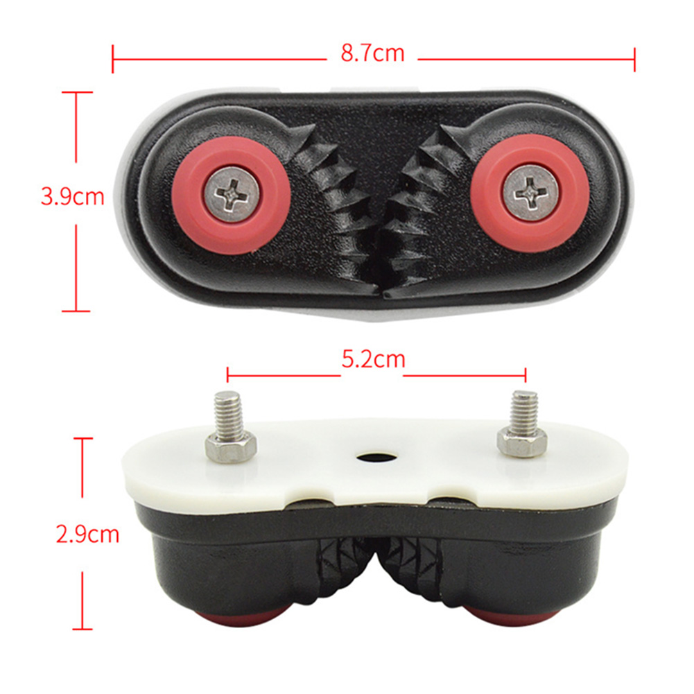 1/2PCS Aluminium Cam Cleat Boat Cam Cleats Fast Entry Rope Fairlead For Marine Sailing Sailboat Dinghy Canoe Kayak Accessories