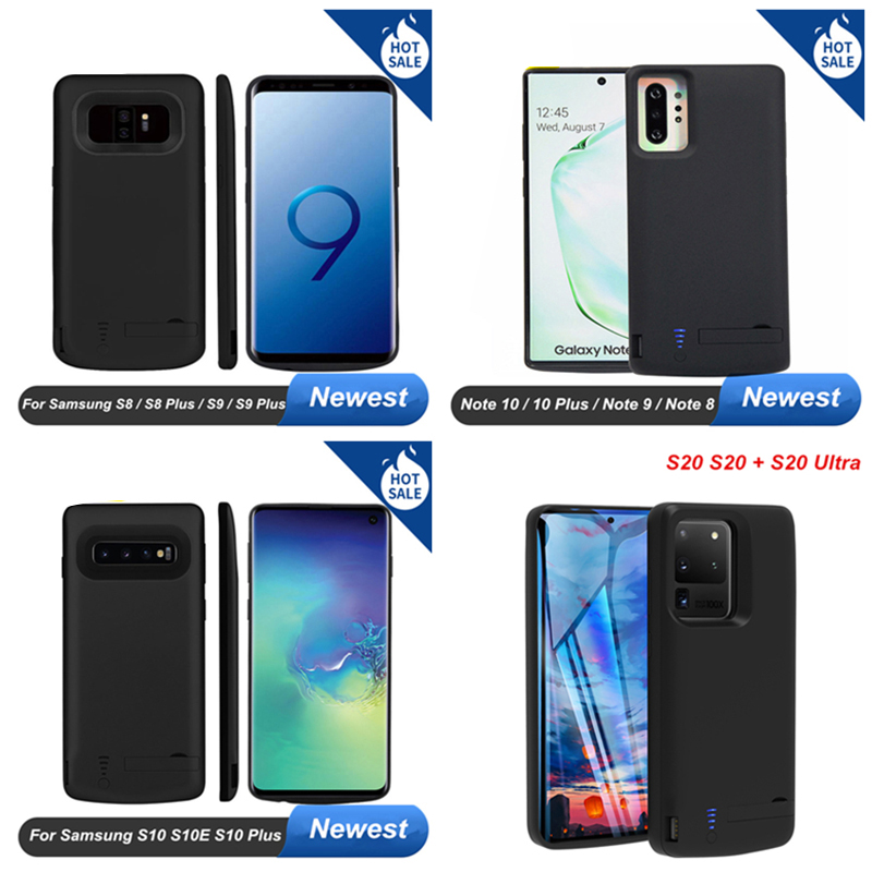 10000Mah Power Case For Samsung Galaxy S23 S22 Ultra S8 S10 S10e Note 8 9 10 20 S20 + S23 Plus S21 FE Battery Case Power Bank - view 3