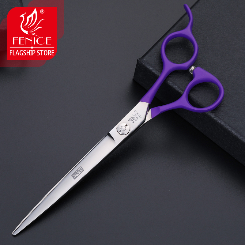 Fenice Dog Scissors 6.75 inch Pet Dogs Gromming Scissors Straight Shears Sharp Edge Animals Dog Scissors Cutting Tool makas