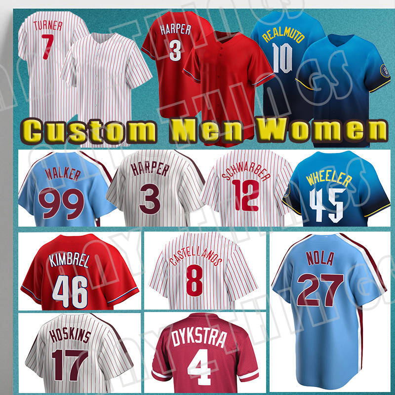 10 JT Realmuto 2024 City Connect Baseball Jersey 3 Bryce 7 Trea Turner Philadelphias Harper 8 Nick Castellanos Phillies Brandon Marsh Seranthony Dominguez Alec Bohm