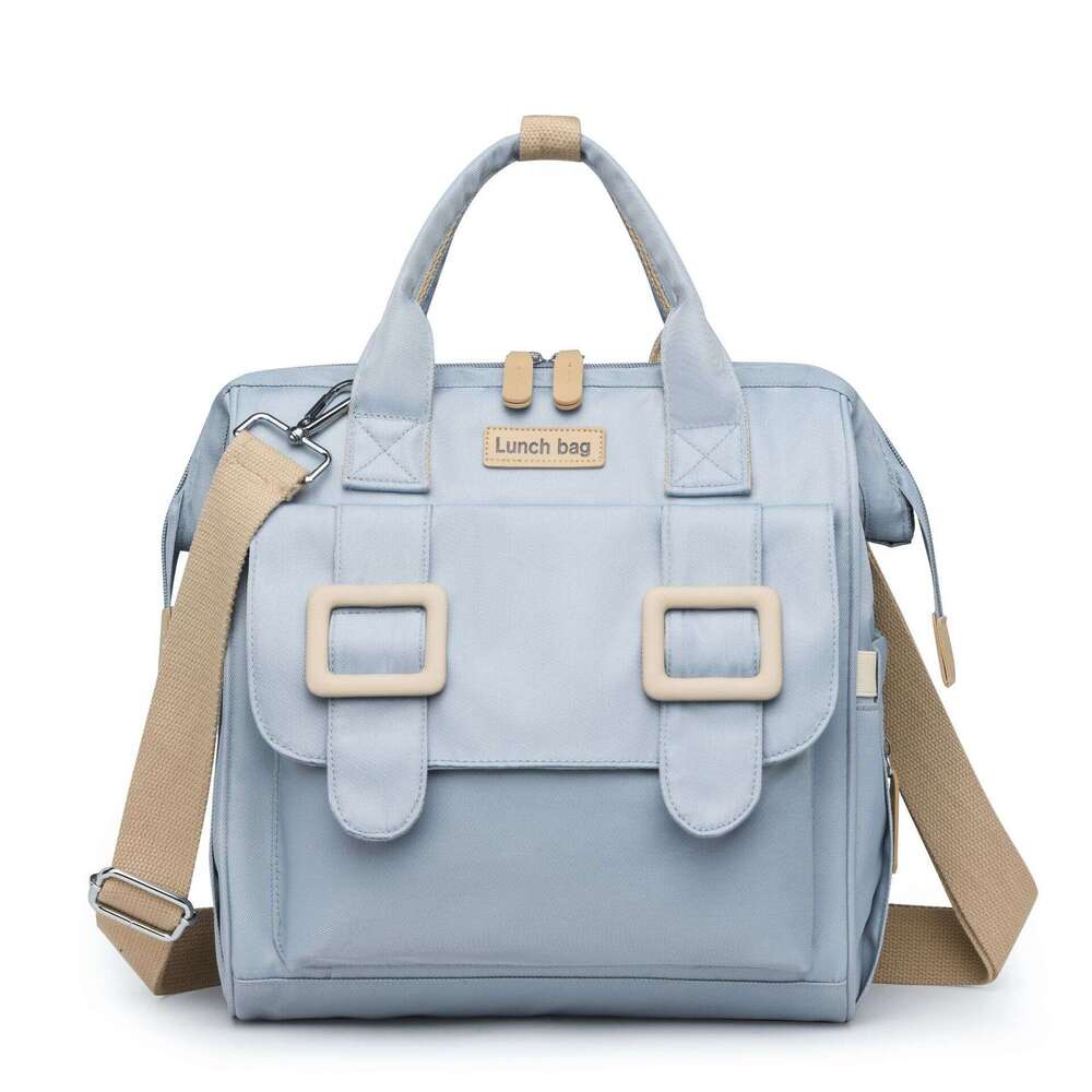 Multi functional lunch fashionable versatile, suitable for going out, mom baby picnic bag, waterproof and insulated, lightweight women's bag