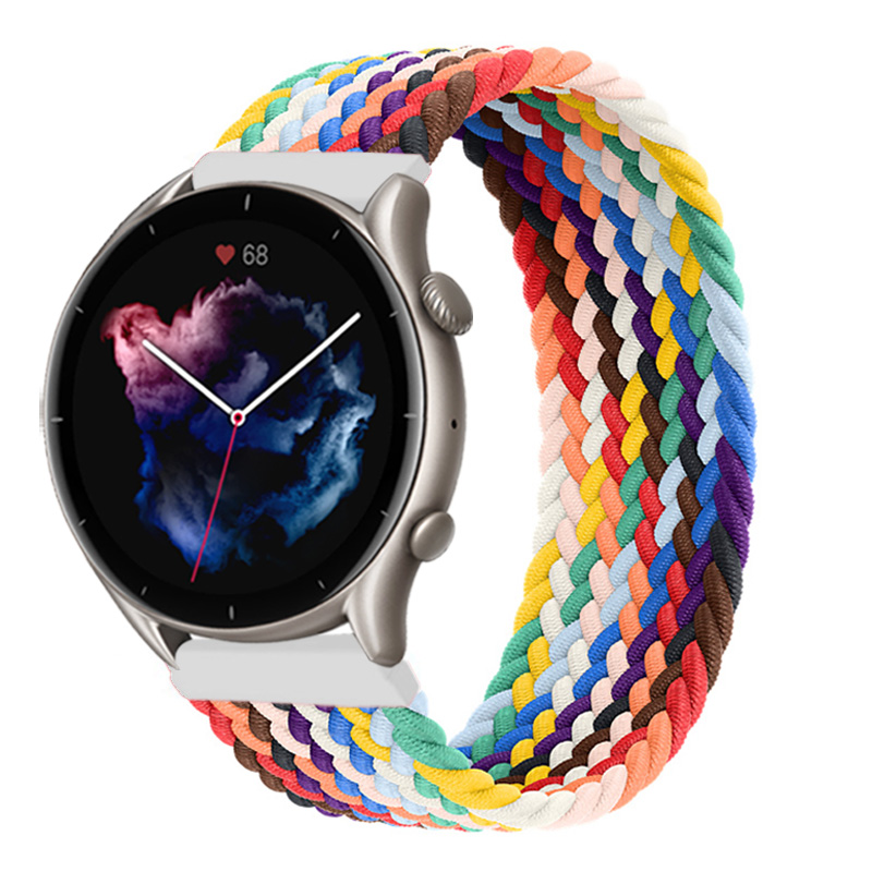 Braided Solo Loop For Samsung Galaxy watch 4/classic strap 46mm/42mm/active 2/Gear S3 bracelet 20mm/22mm Galaxy watch 3 Band