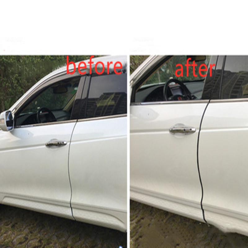 1M DIY Car Door Edge Strips Rubber Scratch Protector Moulding Strip Sealing Anti-rub Car-styling Accesorio For Auto Universal