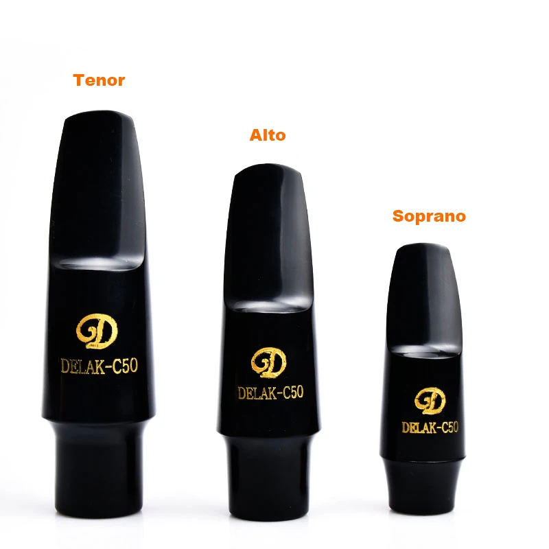 new French Style C50 Bakelite Sax Mouthpiece Saxophone Mouthpiece for Alto Tenor Soprano Sax 2025 Saxophone Popular Jazz Musical Style