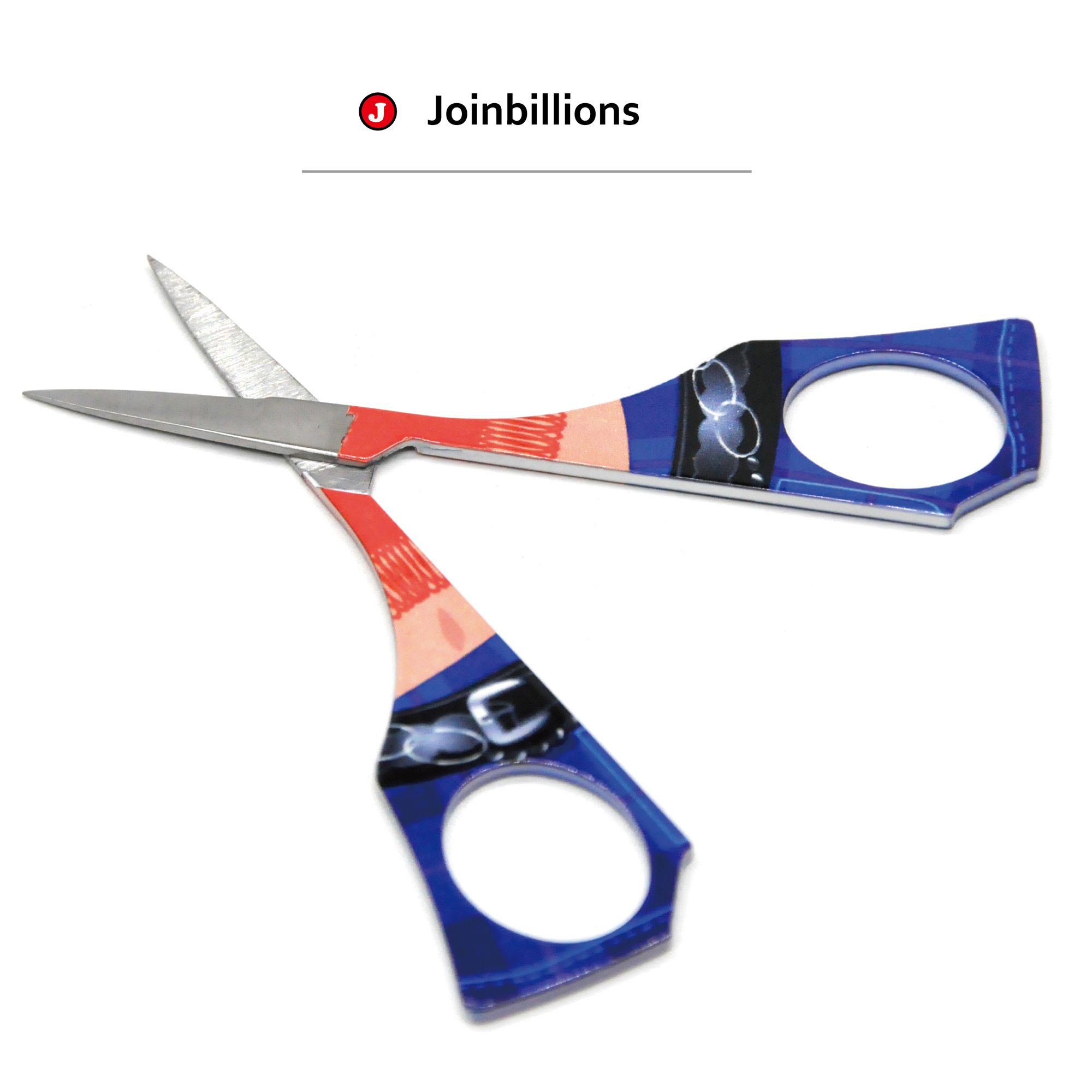 2025 new Printed Steel Makeup Scissor
