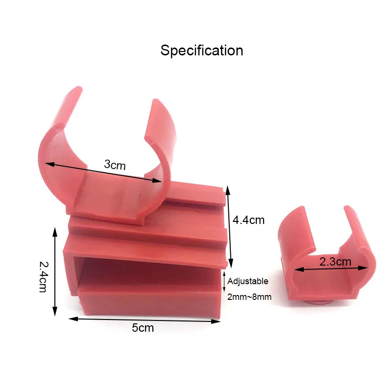 1Pcs Aquarium LED Light Holder Water Pipe Hose Mount Bracket Fixed Clip Fish Tank Hose Clamp Submersible Led Pool Lights