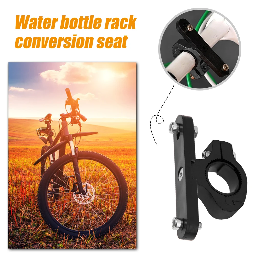 1-5PCS Bicycle Water Bottle Holder Adapter Aluminum Alloy MTB Road Bike Handlebar Water Cup Rack Seat Post Bracket Clip Parts