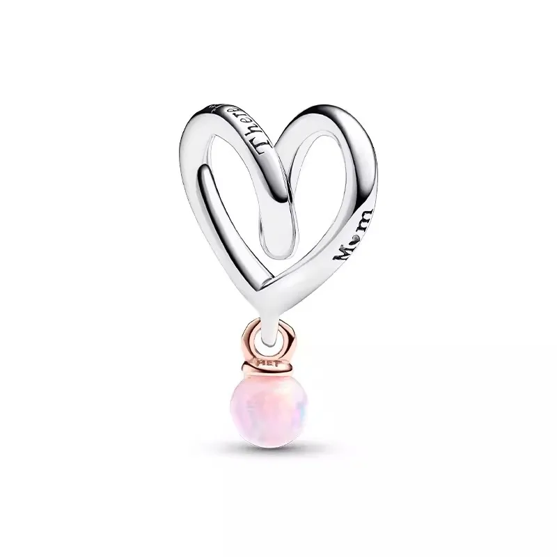 2024 New 925 Sterling Silver Ladies Custom Charm Bracelet Suitable for Original Charm DIY Accessories Jewelry Gift Free Delivery