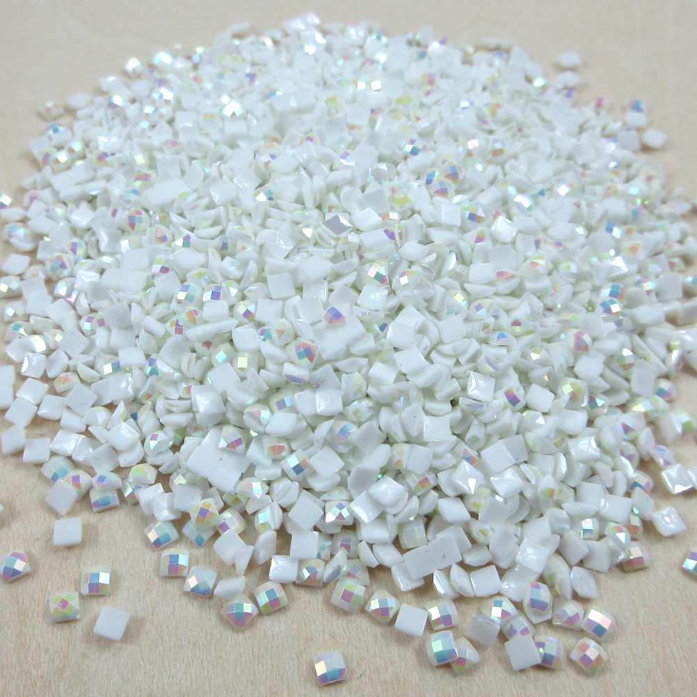 Ascher Stone Glow In Dark AB Square Round DMC 5200 For DIY Diamond Painting Cross Stitch Embroidery Rhinestone Mosaic Home Decor