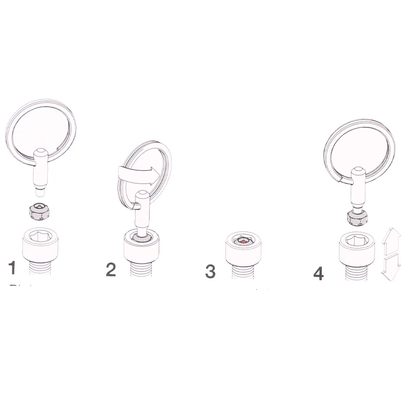 Smallest lightest 0.45g Anti theft bicycle bike lock stem handlebar wheels protect saddle smart design