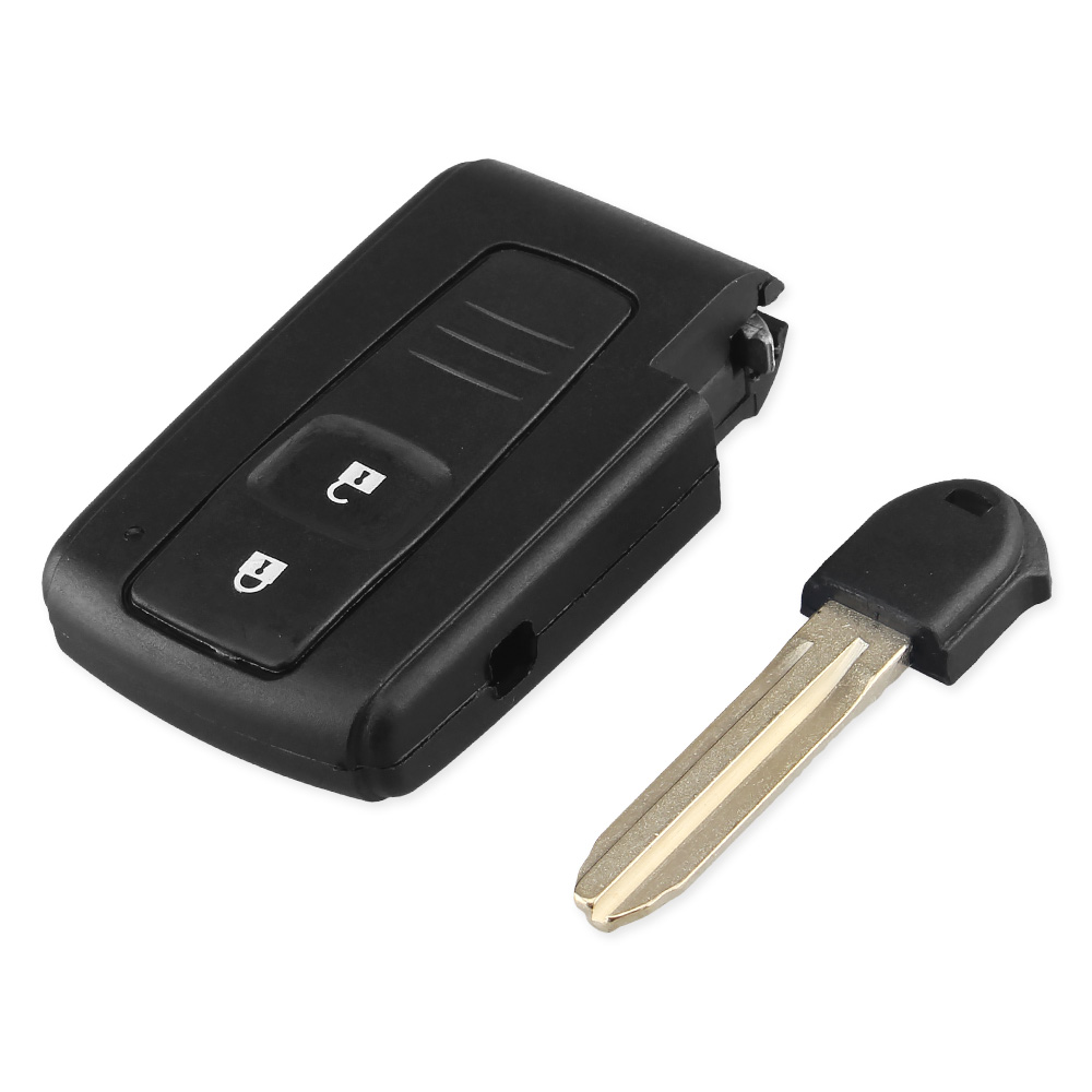 Dandkey Remote Key new Case Shell Fob 2/3 Buttons For Toyota Prius Corolla Verso 2004-2009 Smart Card Blank Uncut 2025 Toy43 Blade