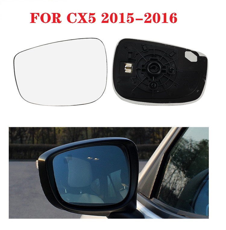 CAPQX For Mazda CX-5 CX5 2013-2021 With Heating Side Rear View Mirror door Mirror Glass Side Mirror Glass Lens