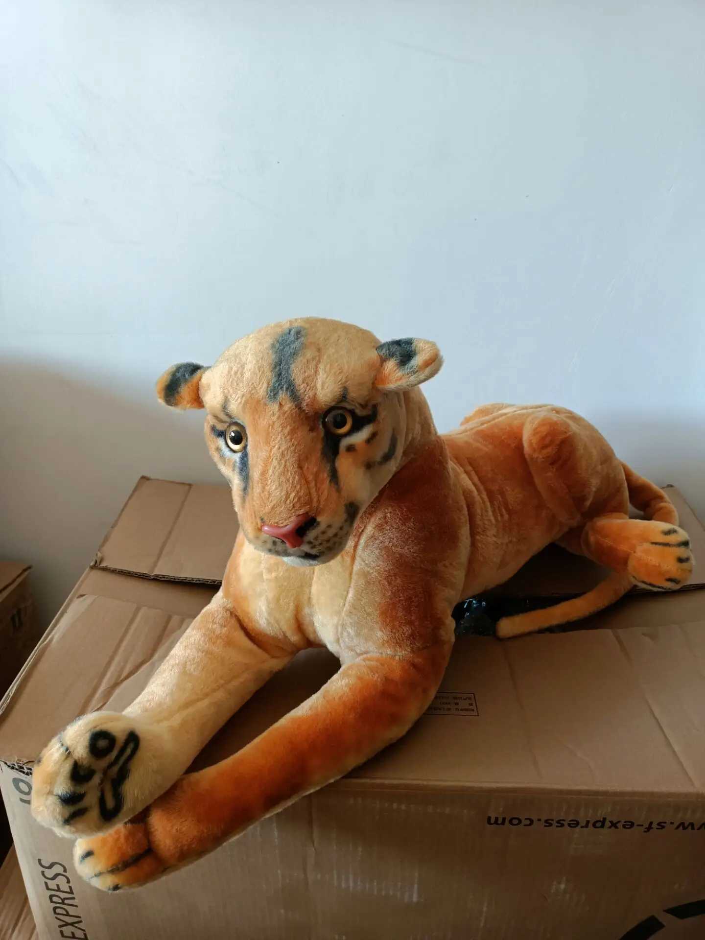 Plush Dolls Large 75cm simulated lion milking toy female lion doll throw pillow birthday gift h2233 J240410