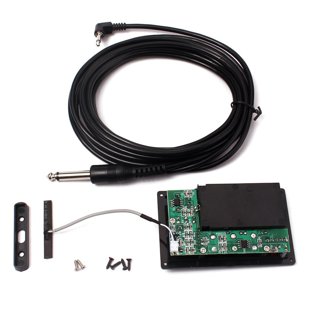 Electric Violin Pickup EQ Preamp Transducer Violin Parts Musical Instrument Guitar Accessories New Year Gift free shipping