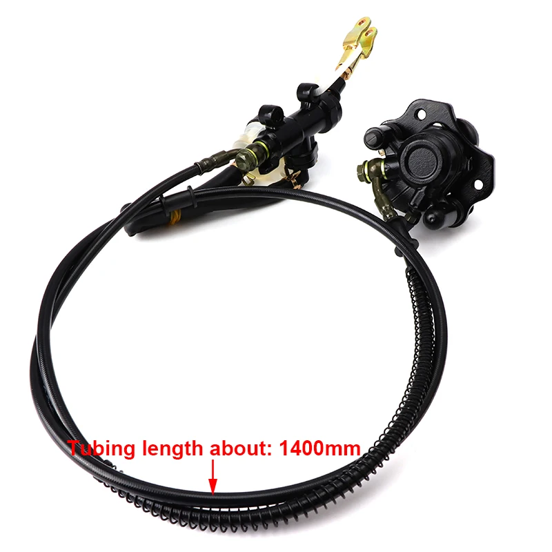 Go kart new 2025 Foot Lever Hydraulic Disc Brake with 160mm Disc kit For 168cc Kart ATV Quad Pit Dirt Bike Accessories