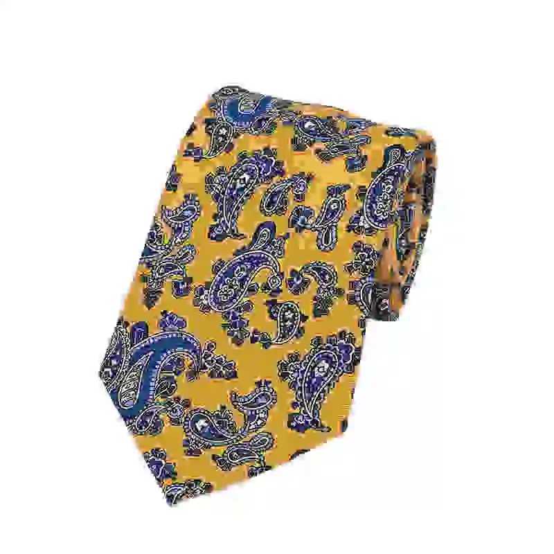Super Soft Paisley Silk Ties Men Fashion 8cm Necktie For Men Wedding Busin Meeting Gravata Colorful Novelty Printing necktiesX241109