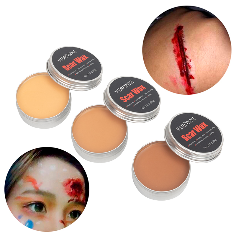 Scar Wax SFX Special Effects Makeup Wound Skin Makeup 2025 Halloween Fake Nose Stage Body Paint Fancy new Fake Wax Body Face Painting