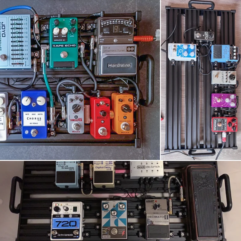 JOYO GPB Guitar Pedalboard Quick Lock Alloy Frame 3 Sizes Portable Suitable for Pedals and Pedal Effects Guitar Accessories