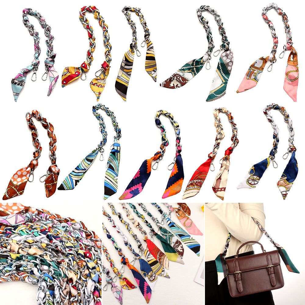 1Pcs Detachable Hardware Handbag Accessory Metal Alloy Bag Belt Silk Scarf Chain Bags Belt Straps Bags Chains