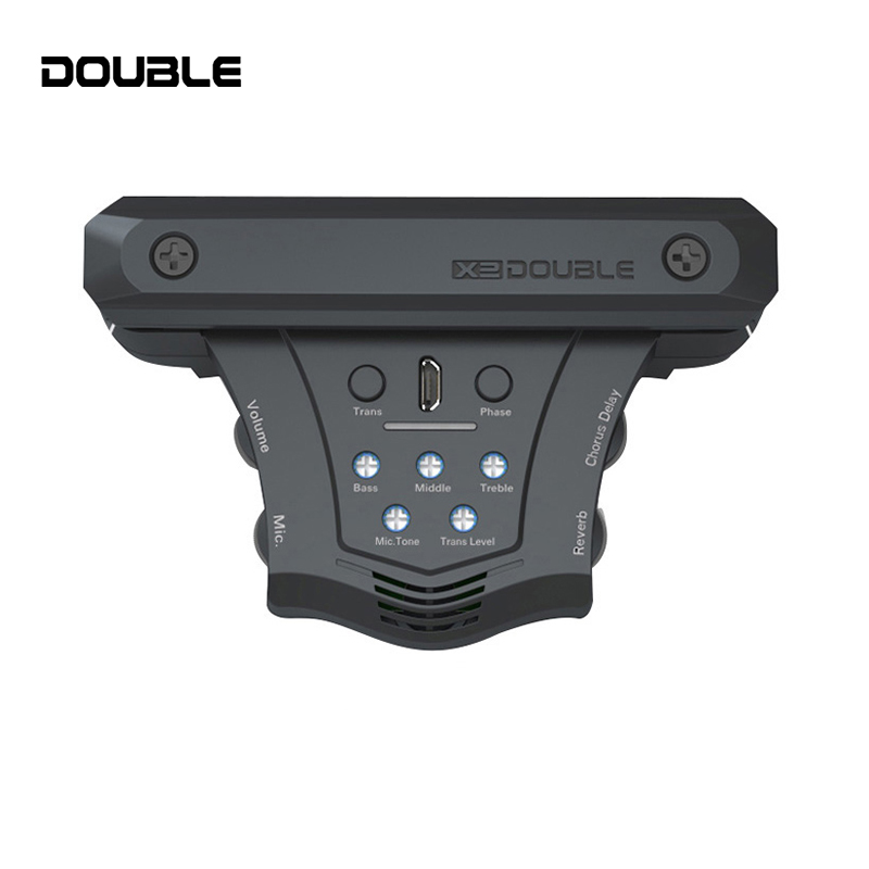 DOUBLE X1 Pro Acoustic Guitar Pickup Single Double Pickups Preamp System,DOUBLE X0,DOUBLE G0 Pickup for 39-42 Inch Guitar