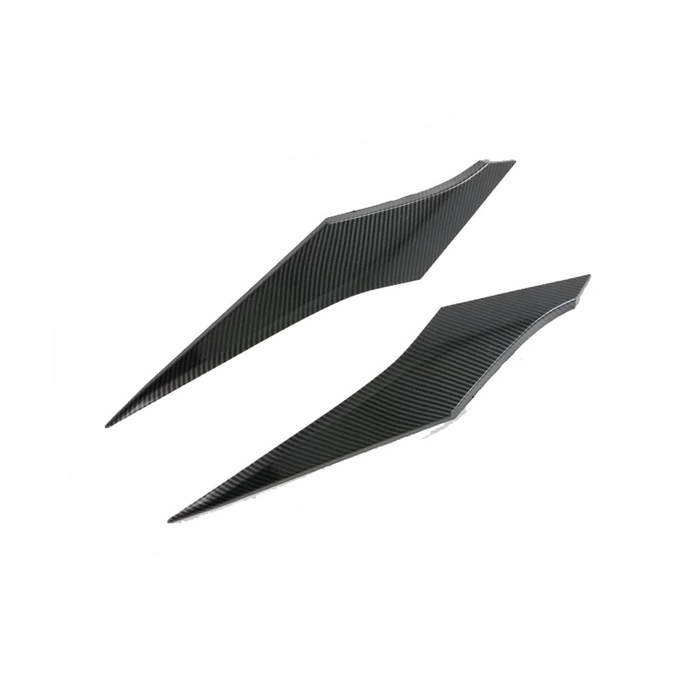 For Toyota Sienna 2021 2022 ABS new Black Gloosy Front Grille Hood Engine Cover Trim Exterior Headlight 2025 Eyebrow Styling Accessories