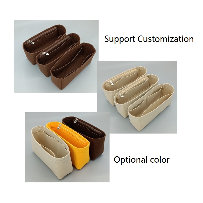 Felt Insert Bag Organizer Fits For Steamer Trio Fastline Messenger Bag Makeup Handbag Travel Inner Purse Liner Portable Bags