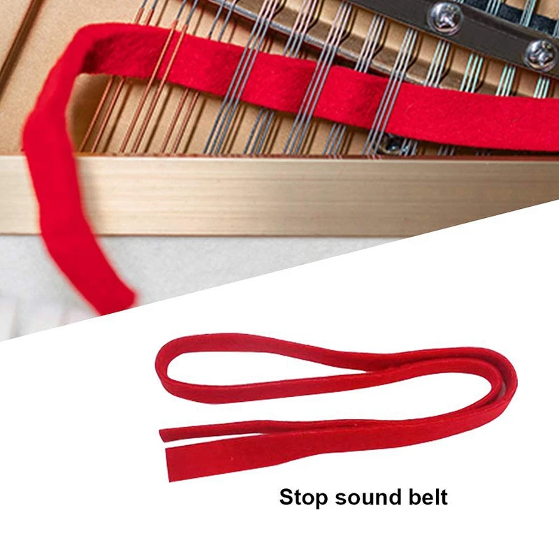New Piano Tuning Kit 16Pcs Professional Piano Tuners Tools Set Wrench Hammer Mute Fork Screwdriver Belt Tweezers Clip