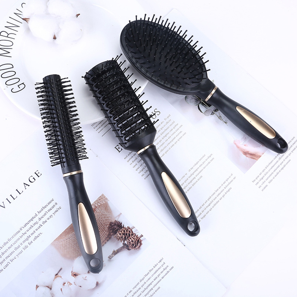Hair Brush Anti-Static Detangling Hairbrush Hair Straightening Comb for Natural Curly Straight Wet Or Dry Hair