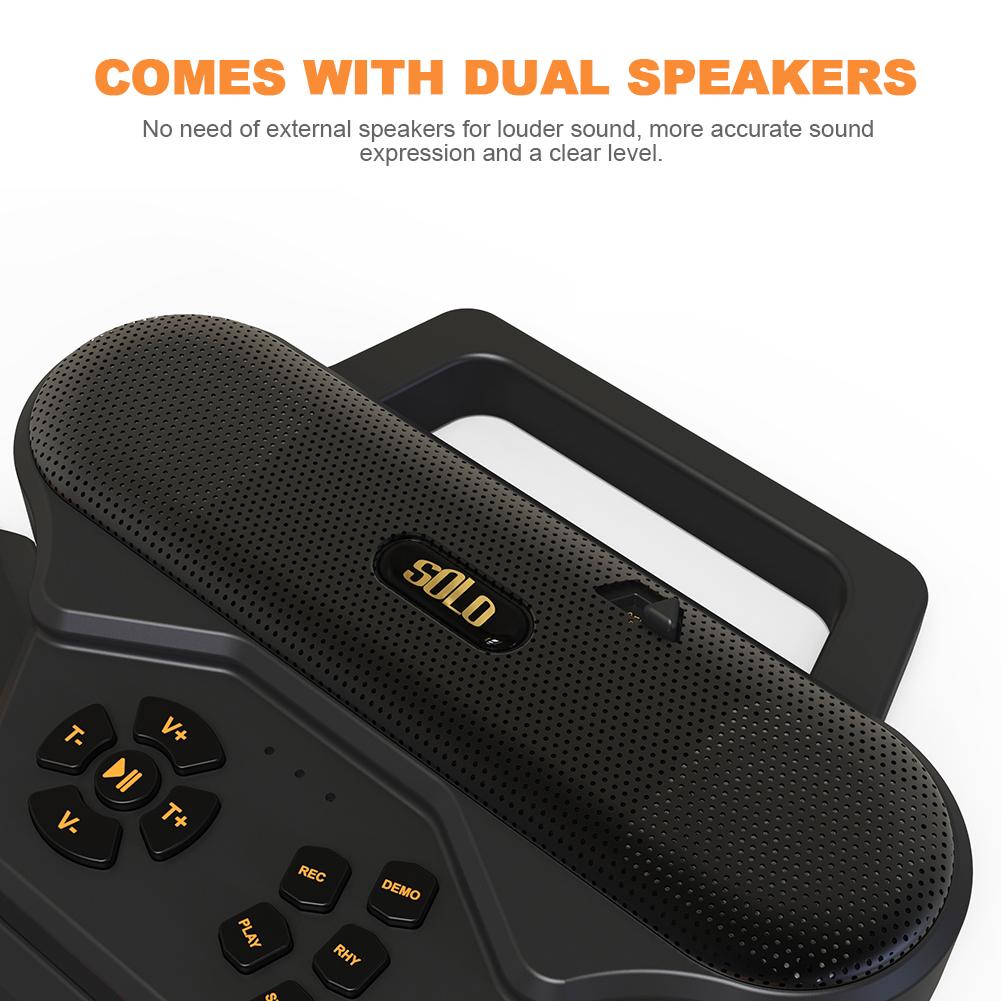 Electronic Drum Musical Instrument Digital USB Roll Up Drum Set Silicone Electric Drum Pad Kit With Drum Sticks Foot Pedal