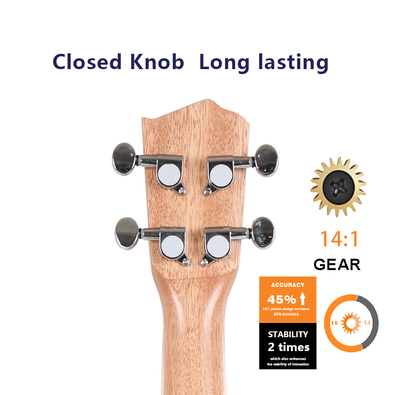 Acouway Ukulele 21 24 26 inch Ukulele Soprano Concert Tenor Ukulele solid spruce top uku Ukelele Hawaii guitarMusical Instrument