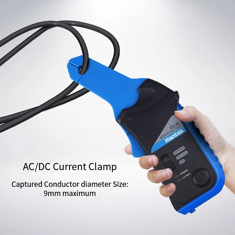 CC-65 CC-650 Hantek Oscilloscope AC/DC Current Clamp Probe 20KHz/400Hz Bandwidth 1mV/10mA 65A/650A with BNC Plug