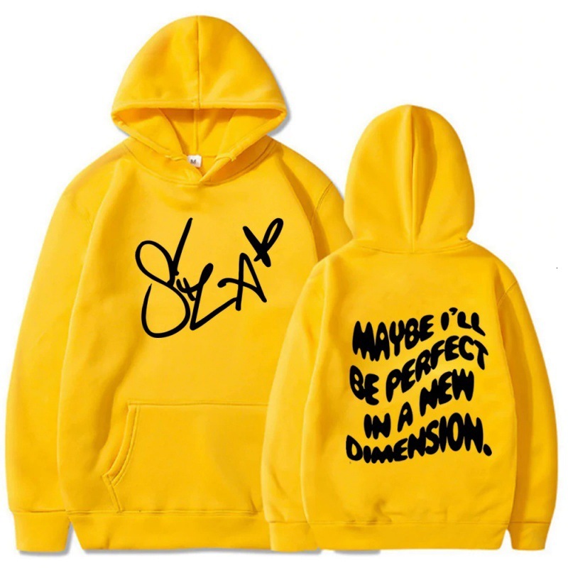 Designer SZA Singer Hip Hop Printed Spring Autumn Men's and Women's Long Sleeve Hoodie