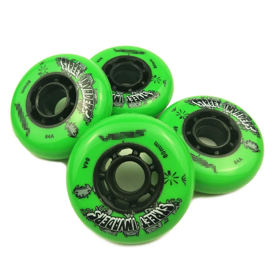 skate wheel SEBA HV tires 80/76/72MM 4 pieces/lot 85A street invaders skating wheel for roller FSK slalom patines shoes