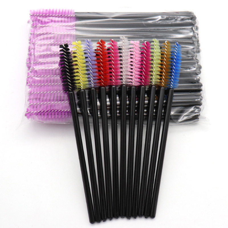 d Pack Disposable Eyelash Pcs Micro Brushes Mascara Wands Comb Spoolers Makeup Tool Kit
